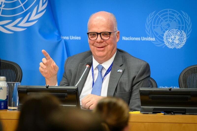 President of Security Council Briefs Press on Programme of Work