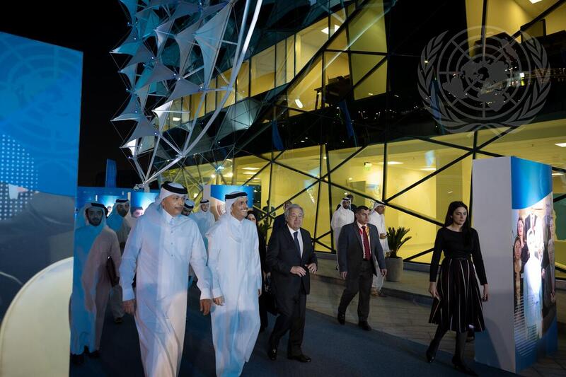 Secretary-General at the Opening of the UN House in Doha, Qatar