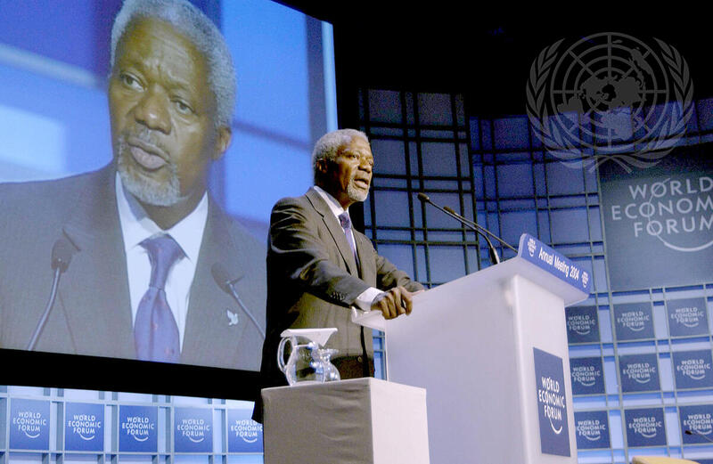 Secretary-General Visits Davos, Switzerland