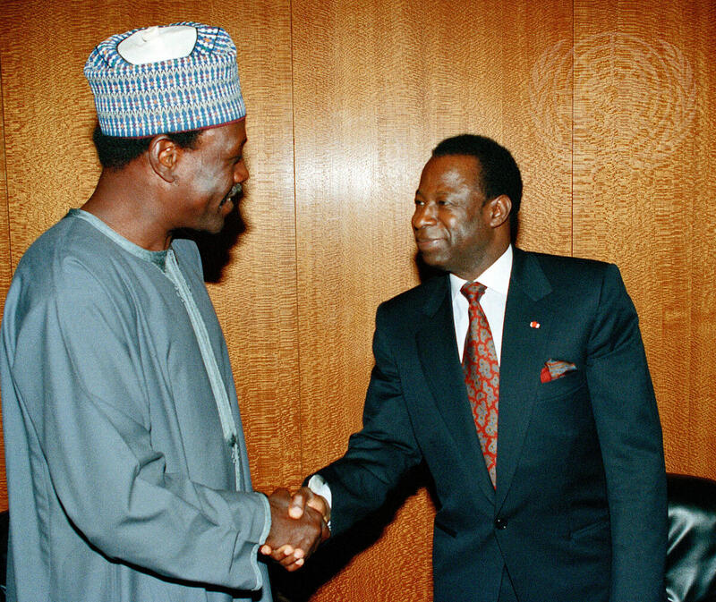 President of the General Assembly Meets with Foreign Minister of Nigeria