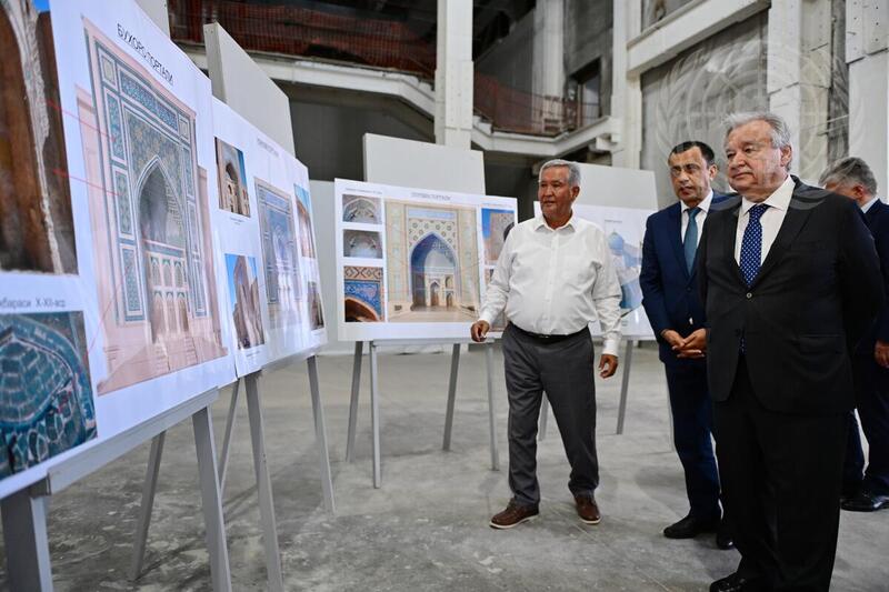 Secretary-General Visits Center of Islamic Civilization in Tashkent