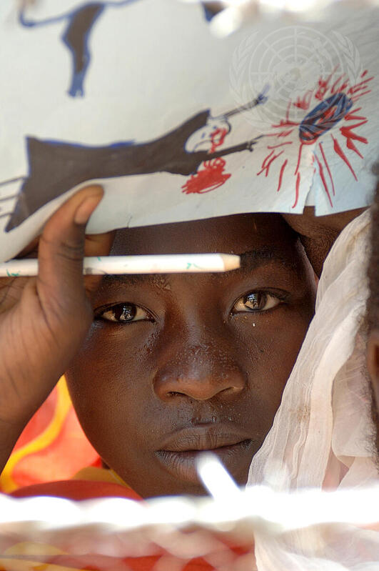 Young Displaced Person in Darfur, Sudan