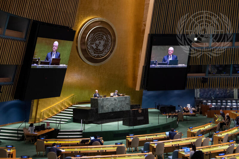 General Assembly Hears Report of International Court of Justice