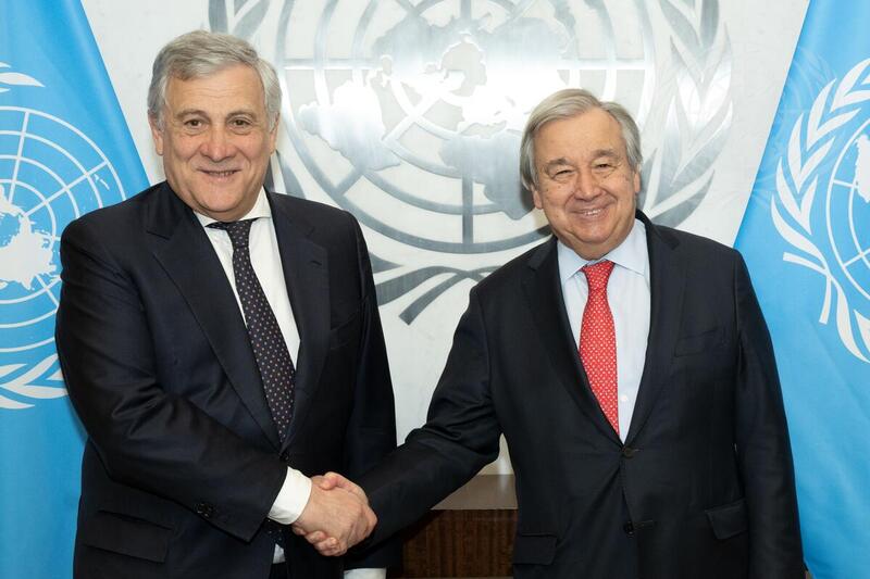 Secretary-General Meets with Deputy Prime Minister of Italy