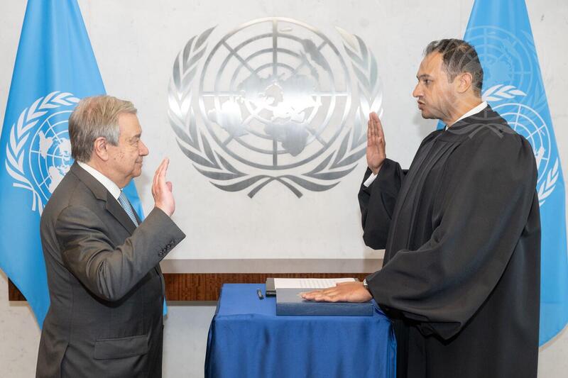 Swearing-in Ceremony for Judges of UN Appeals Tribunal and UN Dispute Tribunal