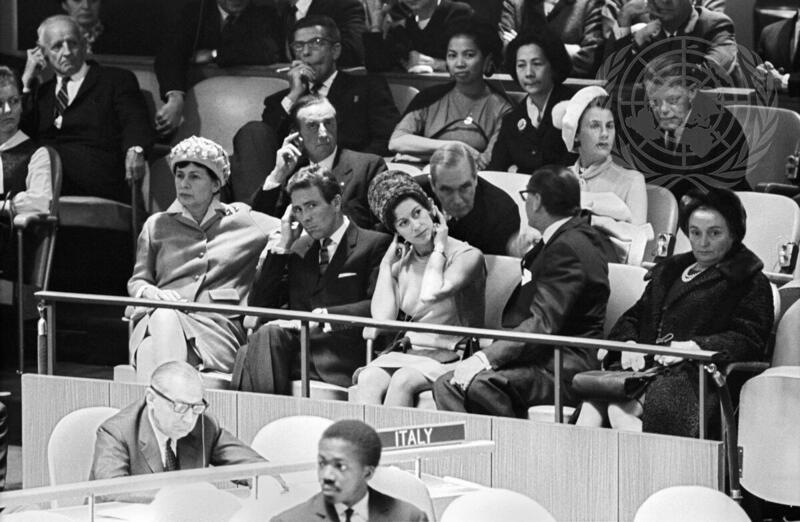 H.R.H. Princess Margaret and Earl of Snowdon Visit UN