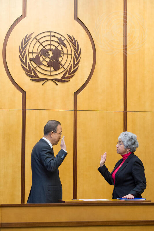 Secretary-General Swears In Deputy High Commissioner for Human Rights