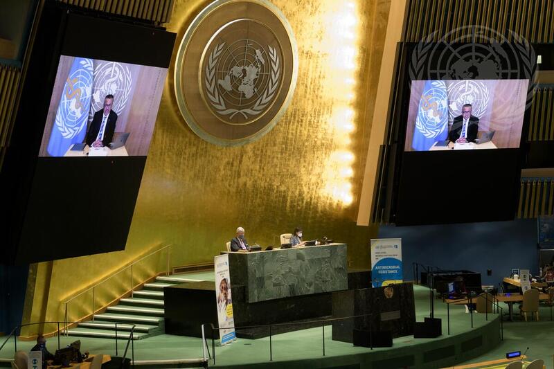 General Assembly Holds High-level Interactive Dialogue on Antimicrobial Resistance