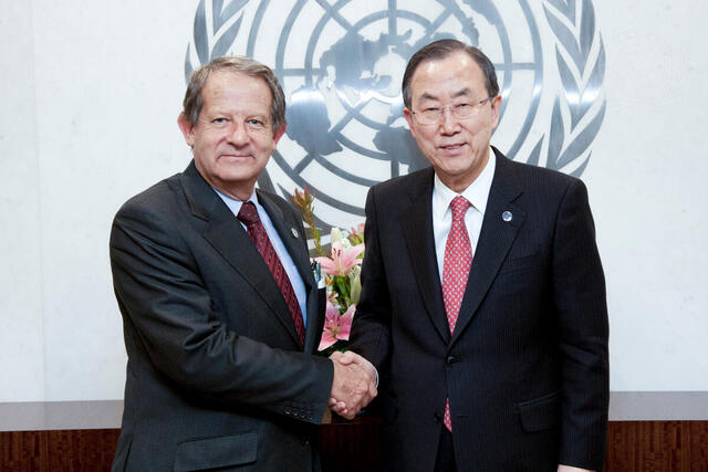 Secretary-General Meets with Head of UNIPSIL