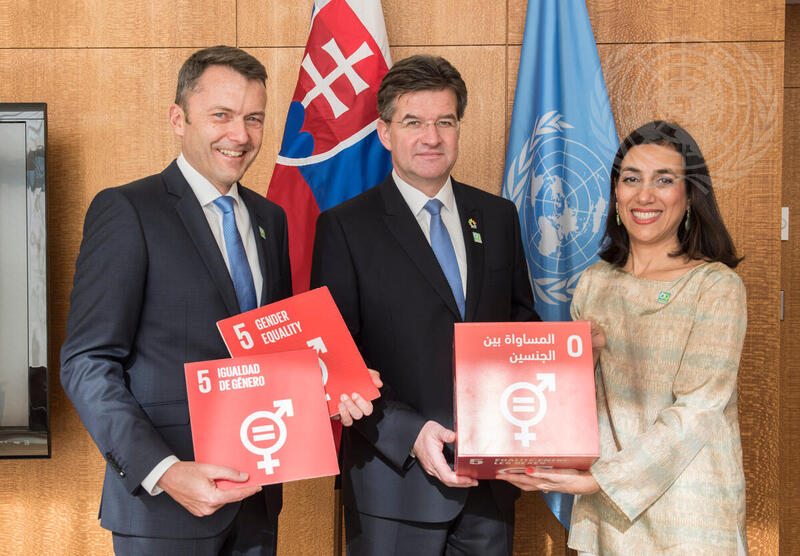 President of General Assembly Becomes International Gender Champion