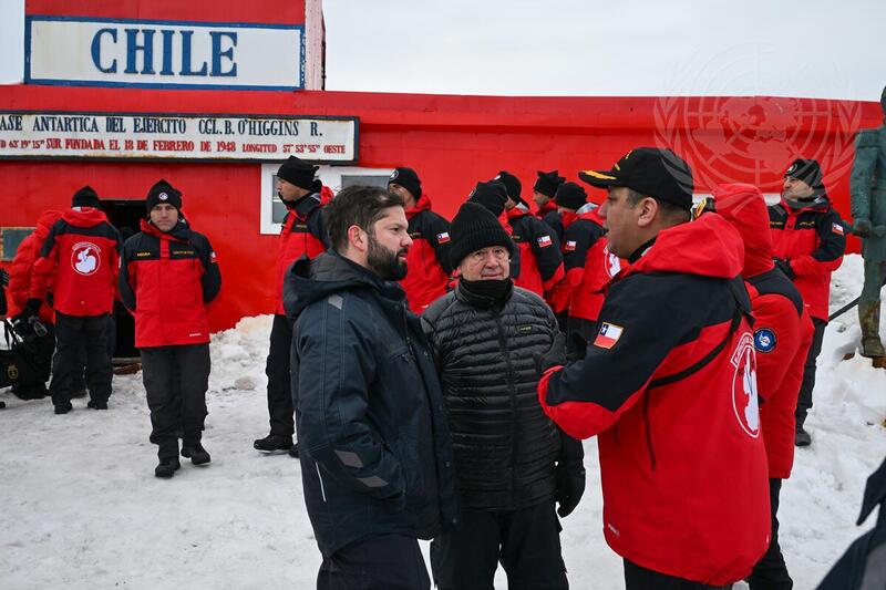 Secretary-General Visits Antarctica