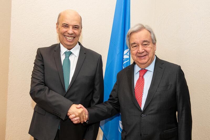 Secretary-General Meets with President of Human Rights Council in Geneva