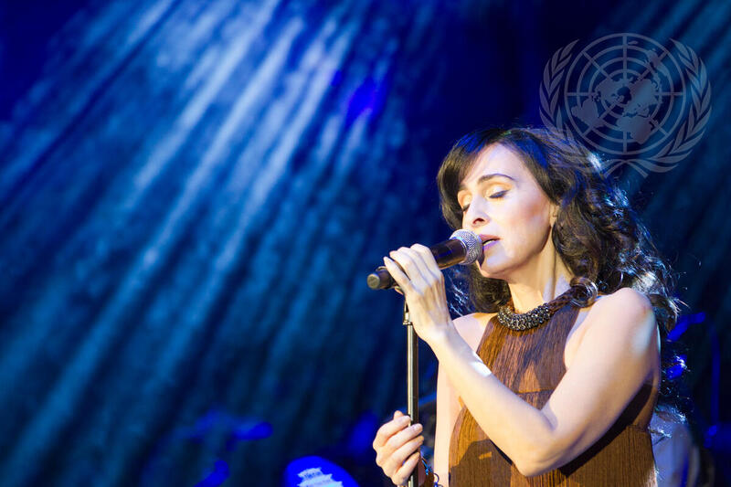 "Tunes for Peace" Concert at UN by Israeli Singer Rita