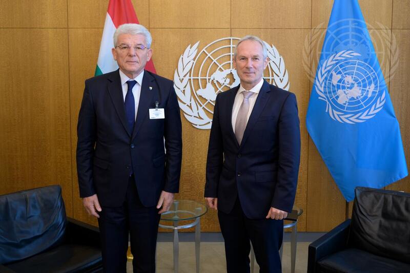 President of General Assembly Meets Chair of Presidency of Bosnia and Herzegovina
