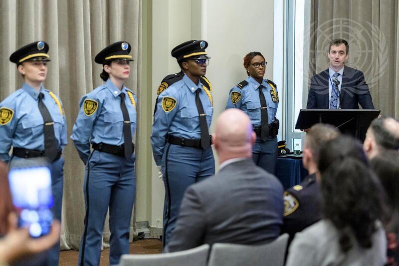 Graduation Ceremony for All Female New UN Security Officers