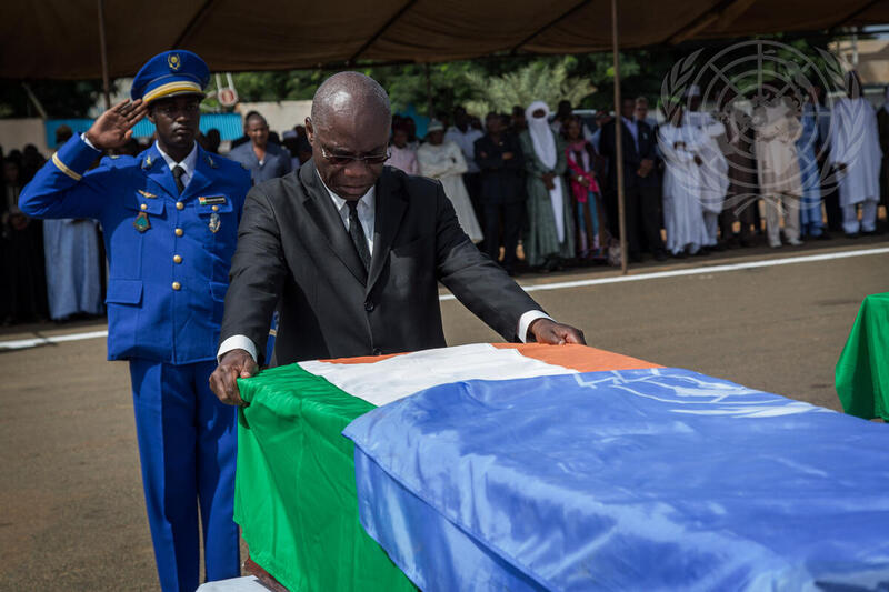 Remains of Nigerien Peacekeepers Arrive in Niamey, Niger