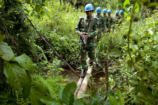 UNMIL Peacekeepers on Patrol