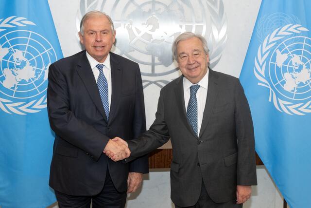 Secretary-General Meets with Foreign Minister of Argentina