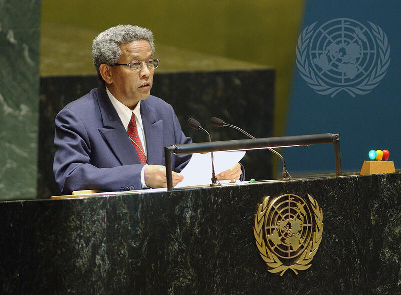 Permanent Representative of Eritrea Addresses 57th Session of General Assembly