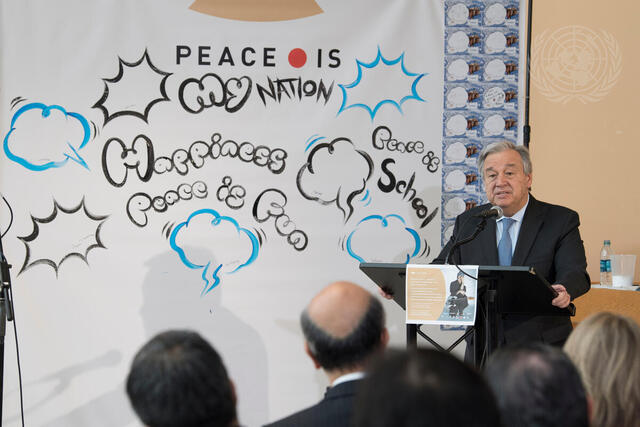 Secretary-General Addresses &quot;Peace is…&quot; Event