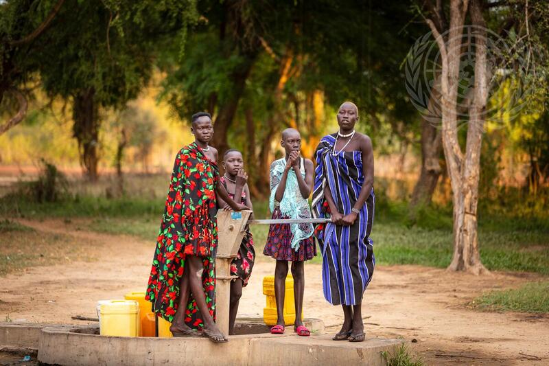 UNMISS Peacekeepers Patrol Terekeka Village in South Sudan