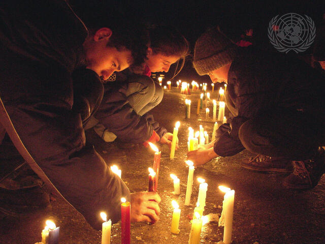 Candlelight Vigil in Kosovo