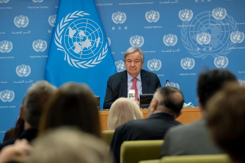 Secretary-General Briefs Press on 77th session of General Assembly