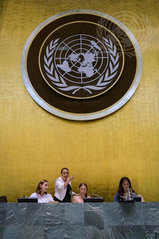 General Assembly President Meets Greta Thunberg and Climate Activists
