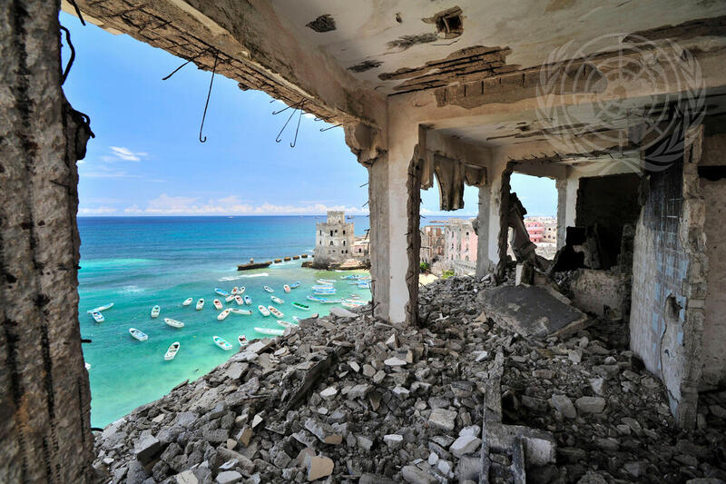 Ruins of Al-Uruba Hotel, Mogadishu