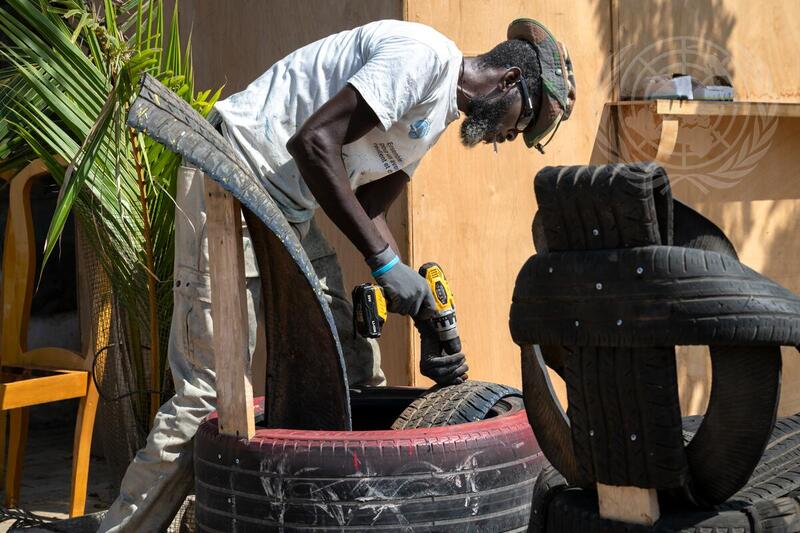 The Plastic Man Fights Plastic Pollution in Dakar