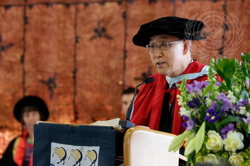 University of Auckland Bestows Honorary Degree on Secretary-General