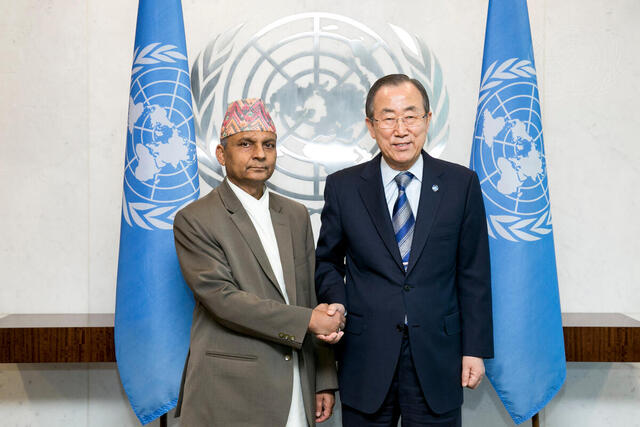 Secretary-General Meets Prime Minister of Nepal