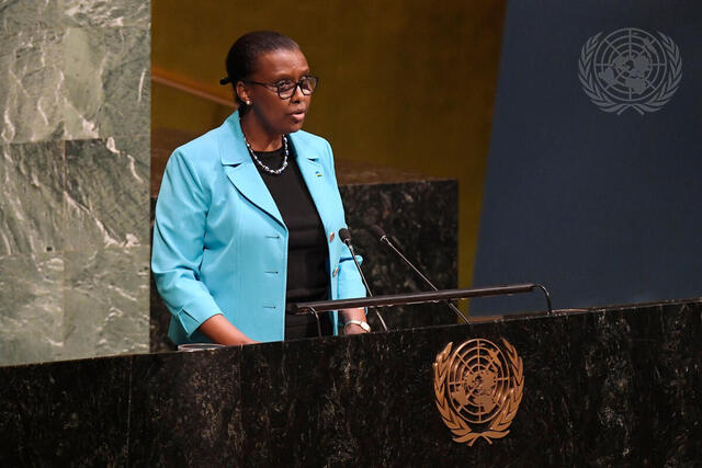 Permanent Representative of Rwanda Addresses General Assembly