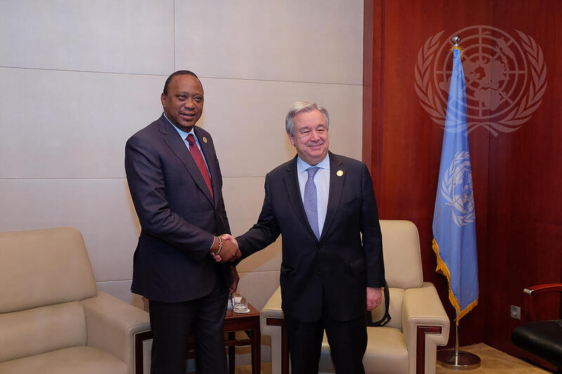 Secretary-General Meets President of Kenya