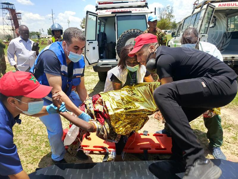 Injured Civilians Evacuated by MONUSCO Peacekeepers