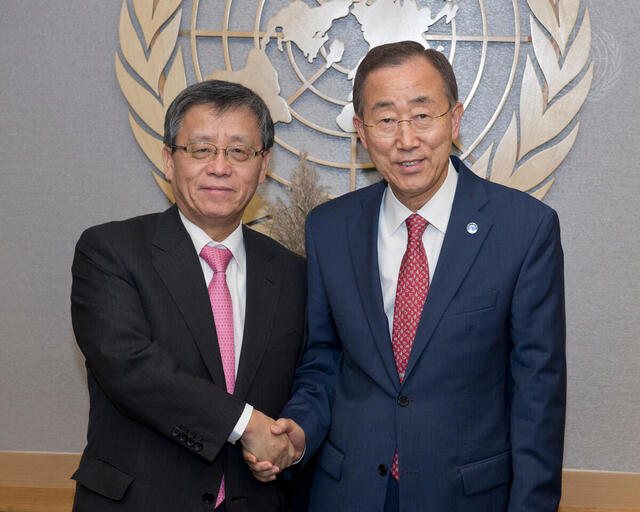 Secretary-General Meets Chair of Republic of Korea&#039;s Presidential Committee on Green Growth