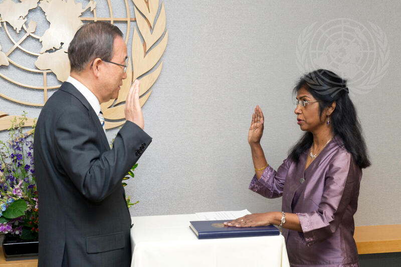 Swearing-in Ceremony for New Head of Field Support