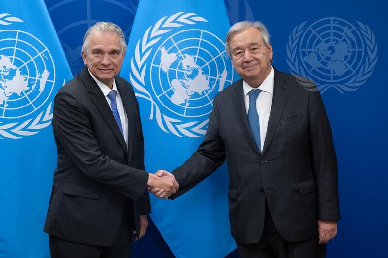 Secretary-General Meets with Minister for Foreign Affairs of Costa Rica
