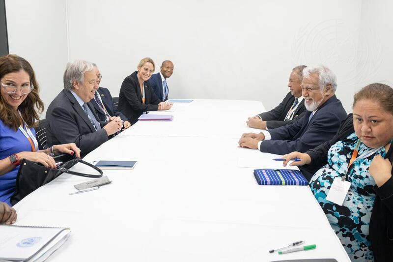 Secretary-General Attends SIDS4 Conference