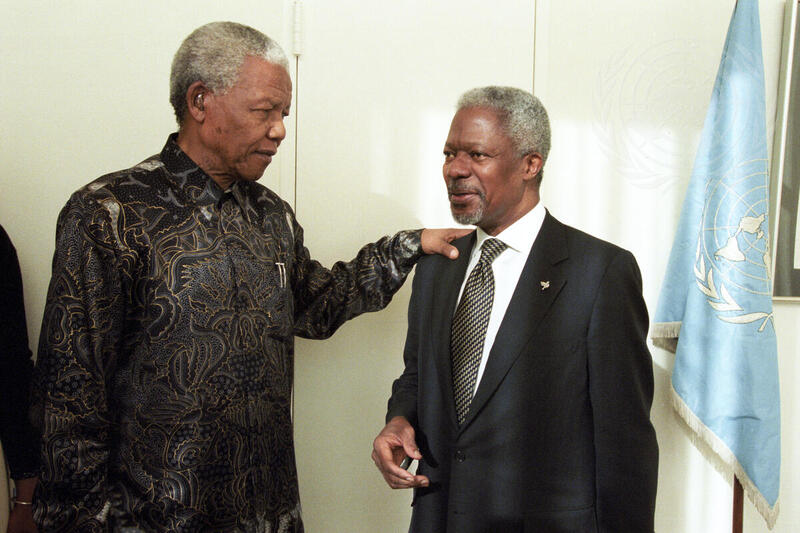 Secretary-General Meets with Facilitator of the Burundi Peace Process in Arusha
