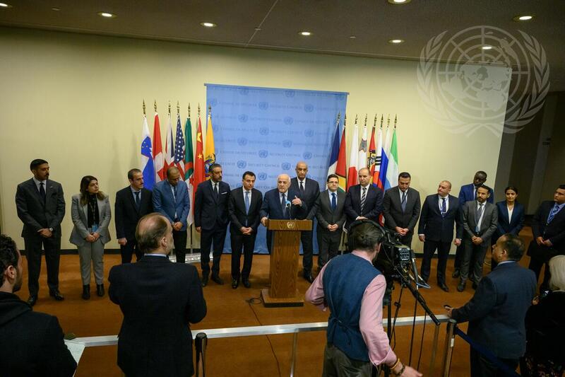 Permanent Representatives of Arab Group Briefs Press on Situation in Gaza