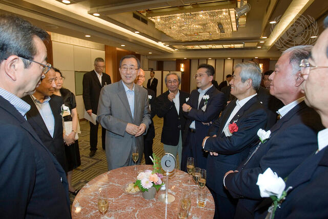 Secretary-General Meets Global Compact Japan Network Members