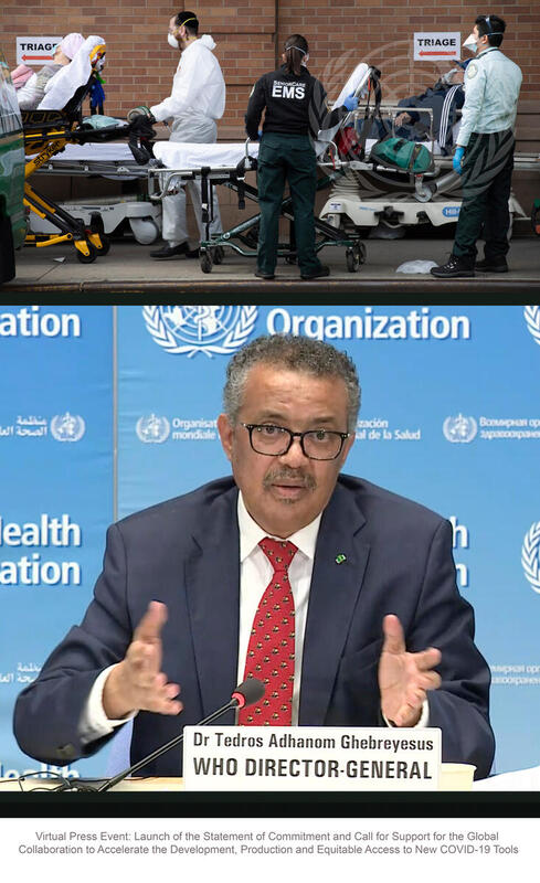 Virtual Event to Call for Support for Global Collaboration to Accelerate Development, Production and Equitable Access to New COVID-19 Tools