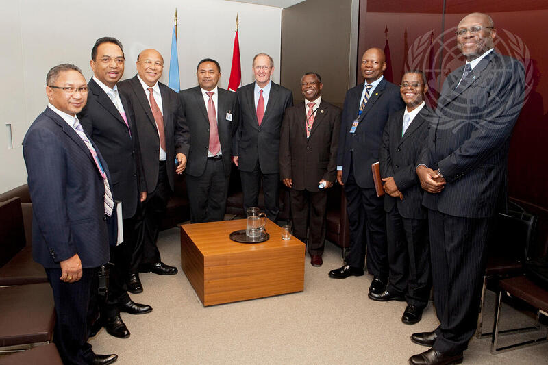 President of the General Assembly Meets African Representatives