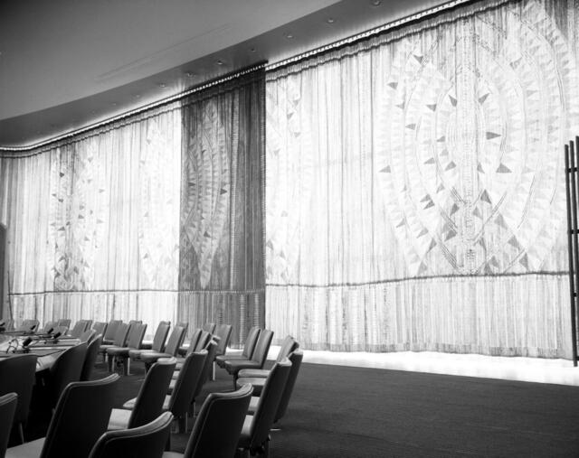 Swedish Drapery in the Economic &amp; Social Council Chamber at United Nations Headquarters