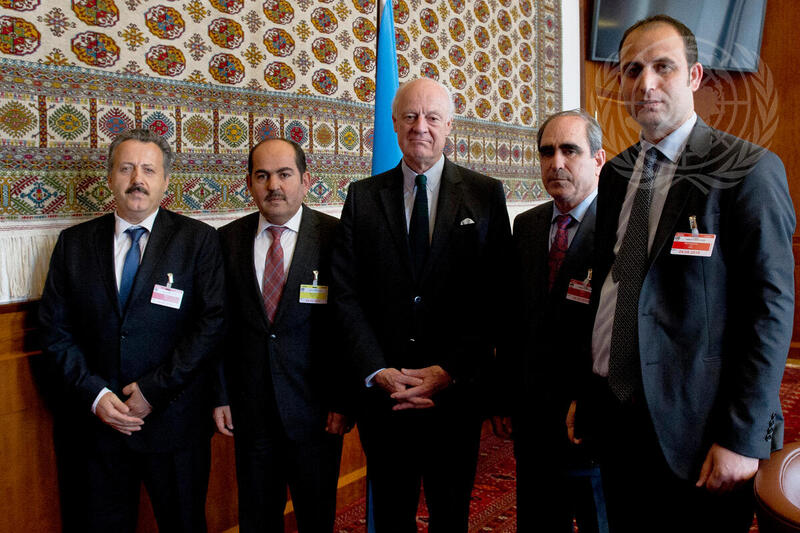 UN Envoy for Syria Continues Geneva Consultations