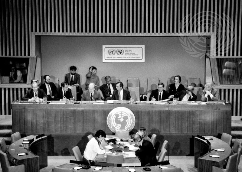 UNICEF Executive Board Opens 1985 Session