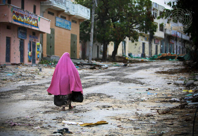 Mogadishu Market District Deserted
