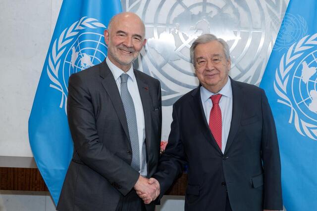 Secretary-General Meets with First President of Court of Auditors of France