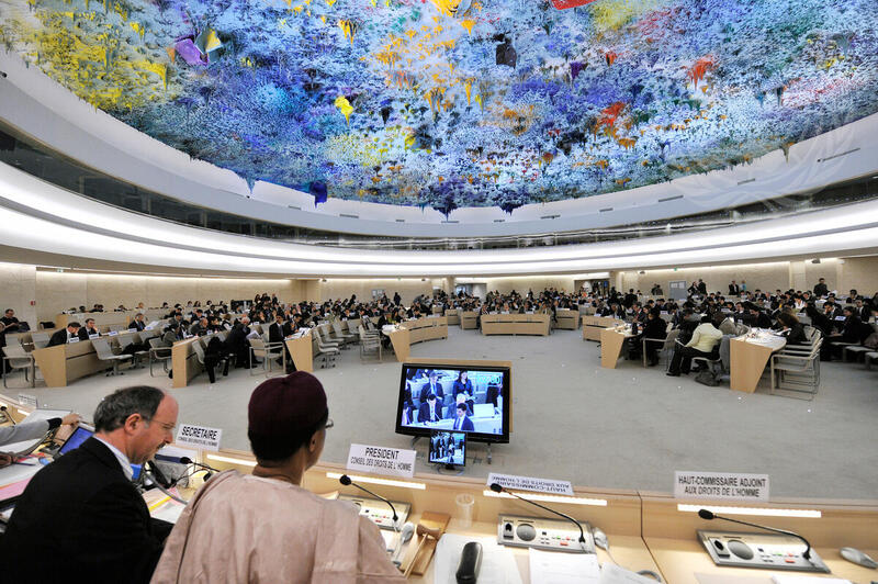 Rights Council Holds Follow-Up on Situation in Gaza